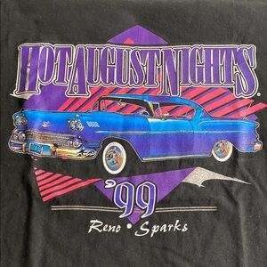 Retro 99’ Hot August Nights graphic t-shirt great condition